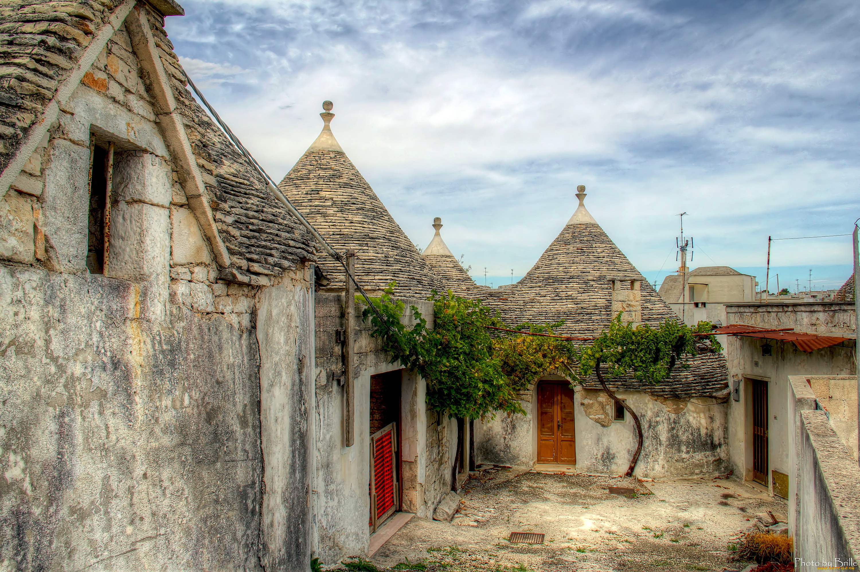италия, апулия, alberobello, города, -, здания, , дома, италия, дома, alberobello