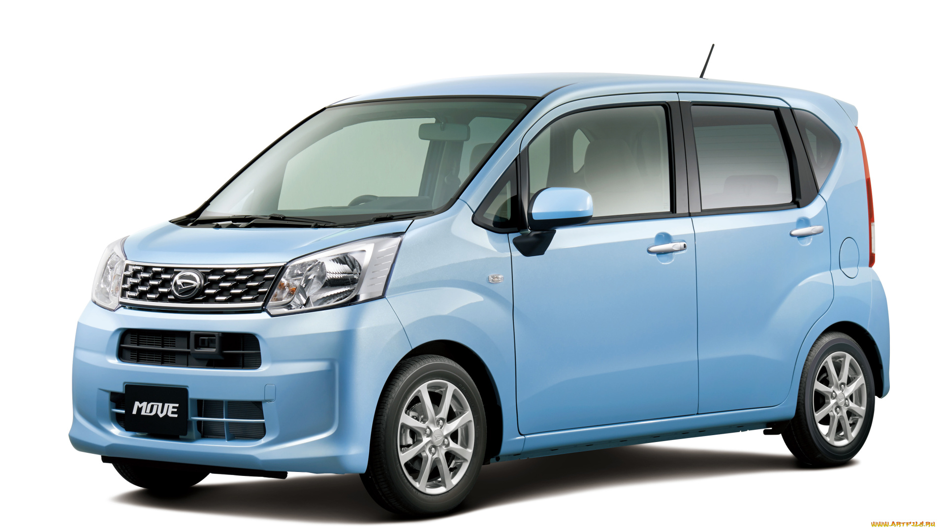 автомобили, daihatsu, custom, move, синий, 2014г