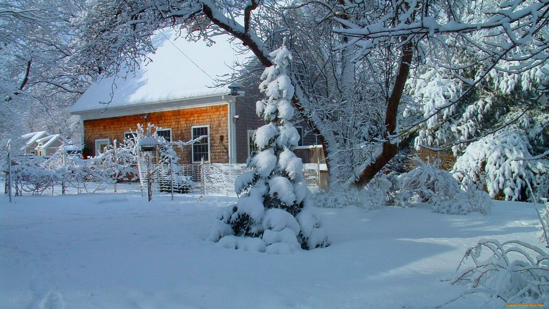 города, -, пейзажи, зима, снег