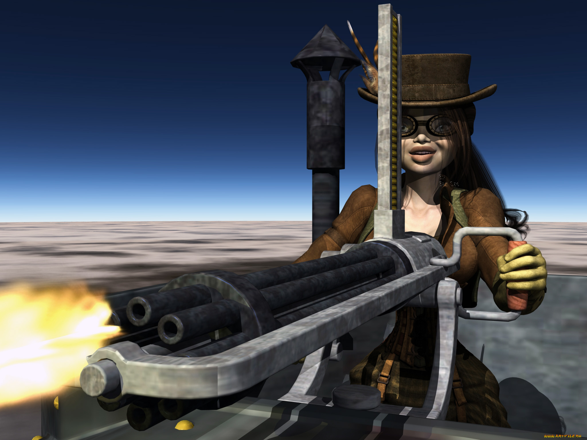 3д, графика, фантазия, , fantasy, оружие, фон, взгляд, девушка