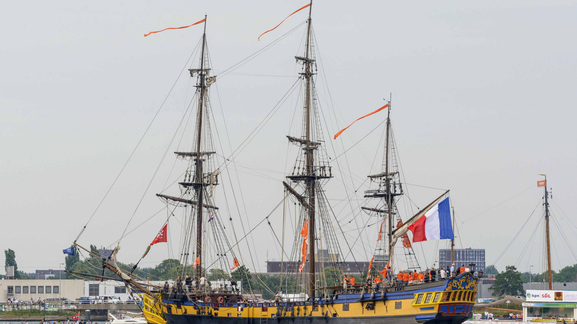 корабли, парусники, регата