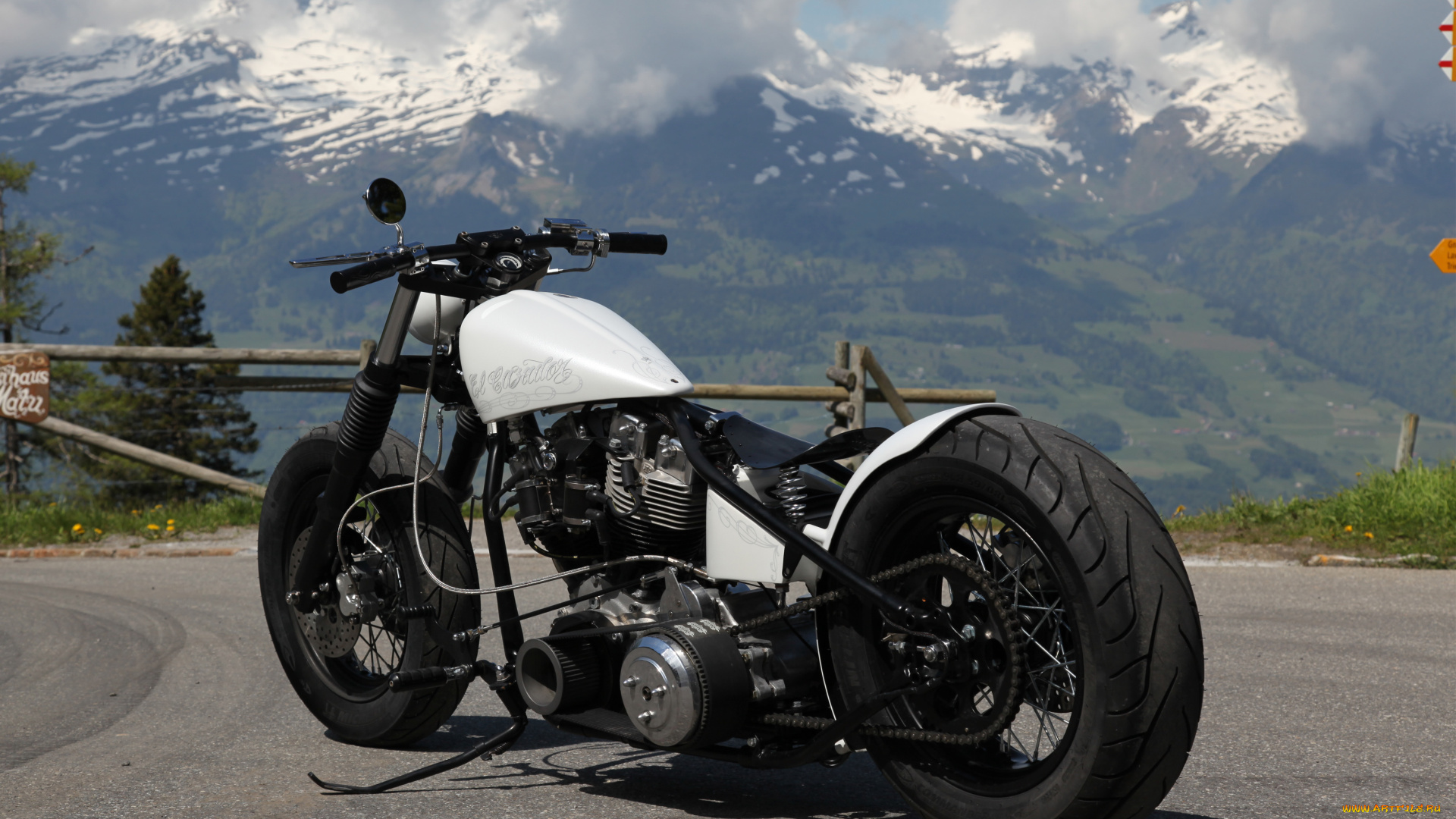 мотоциклы, customs, bobber