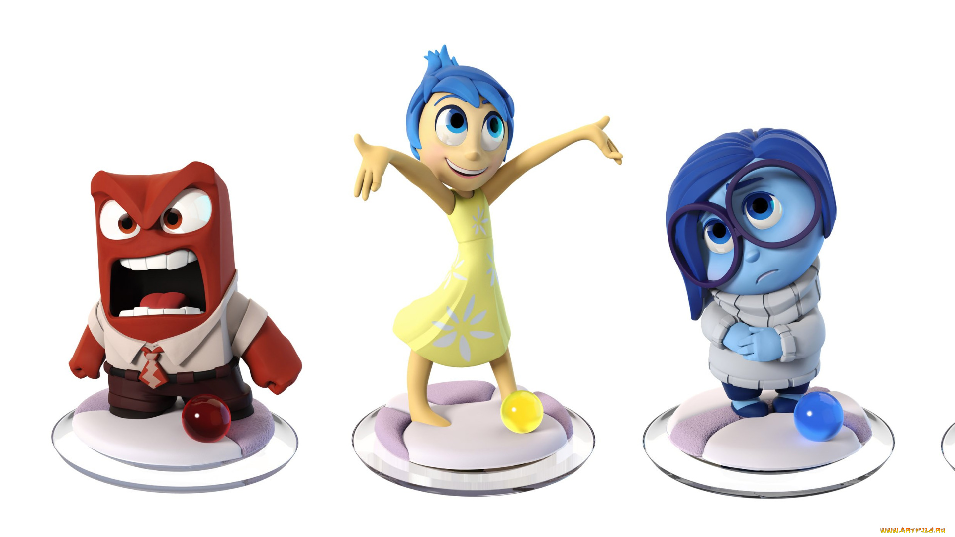 мультфильмы, inside, out, персонажи