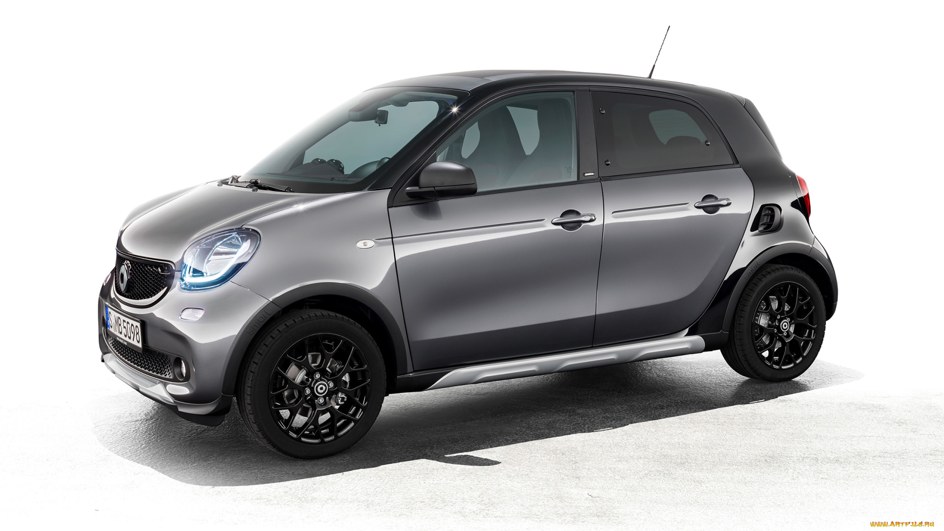 smart, forfour, crosstown, 2017, автомобили, smart, 2017, forfour, crosstown