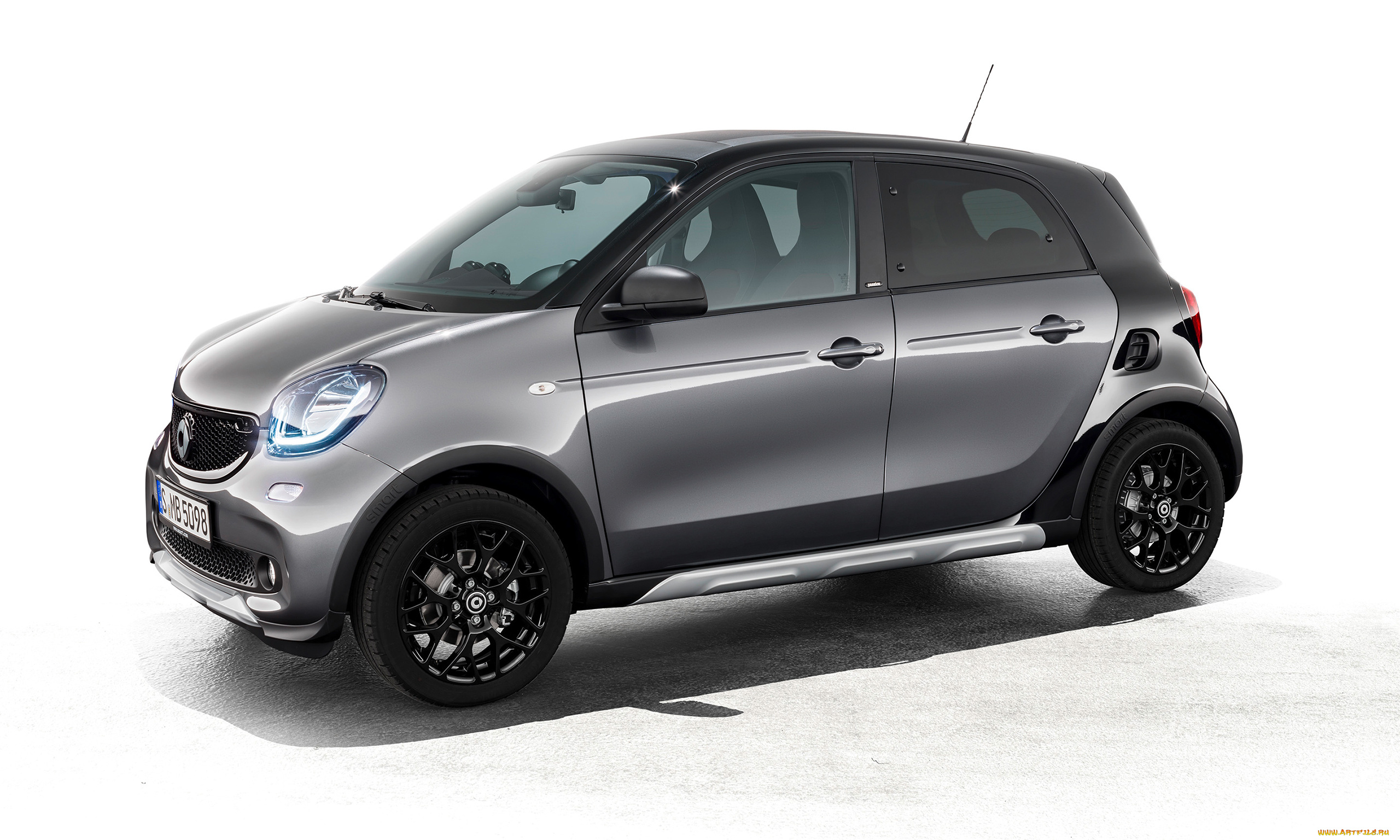 smart, forfour, crosstown, 2017, автомобили, smart, 2017, forfour, crosstown