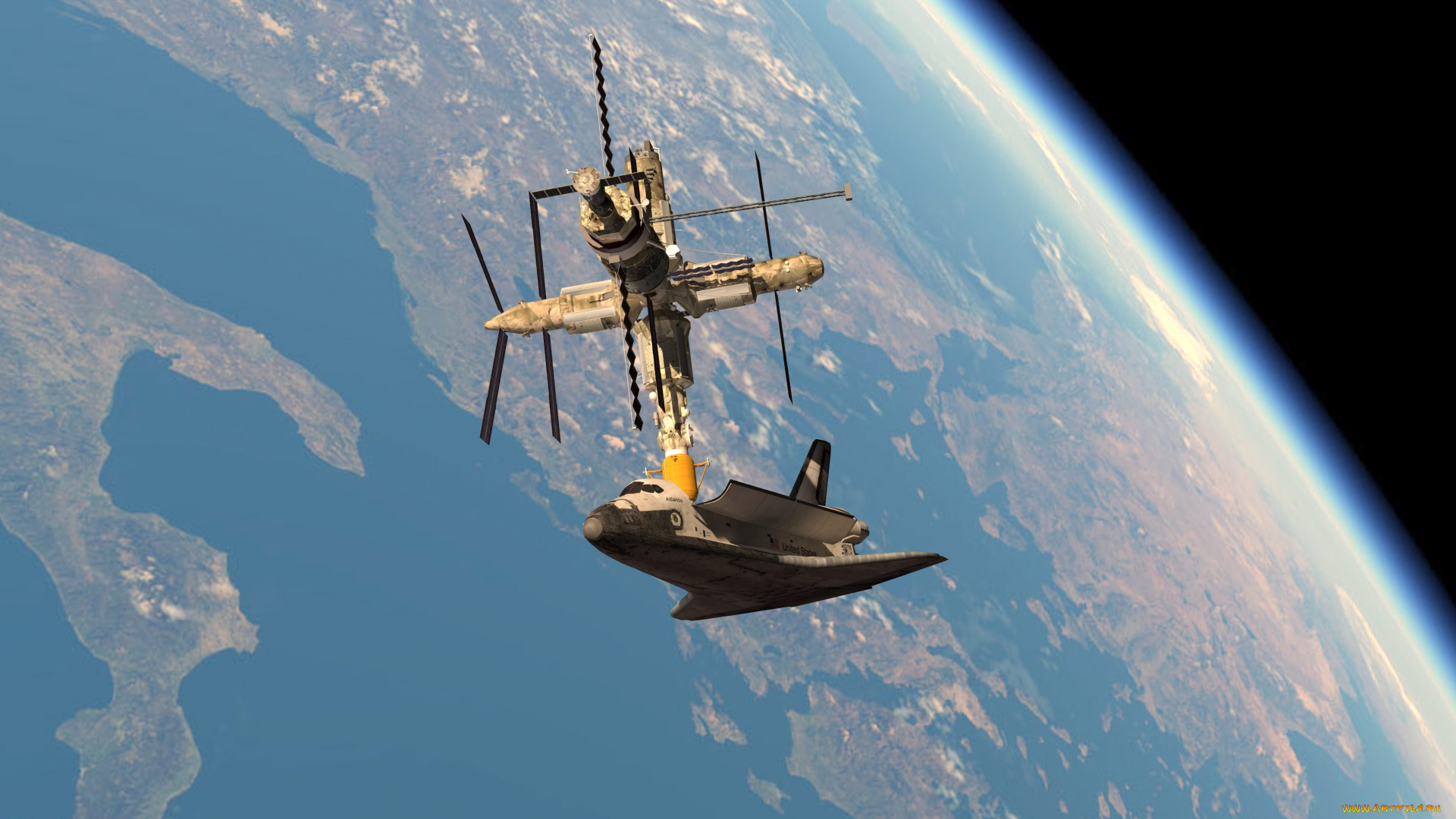 космос, космические, корабли, , космические, станции, космический, корабль, галактики, вселенная, полет