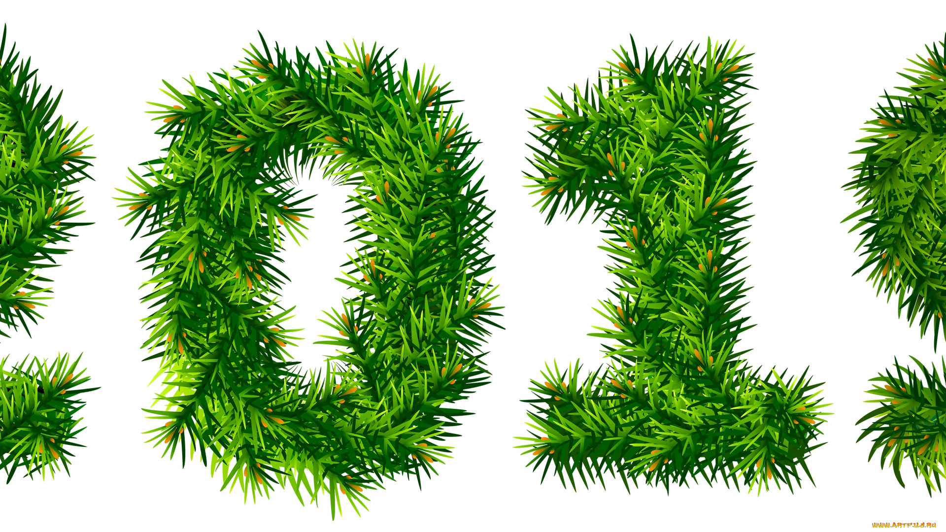 праздничные, векторная, графика, , новый, год, цифры, фон, новый, год