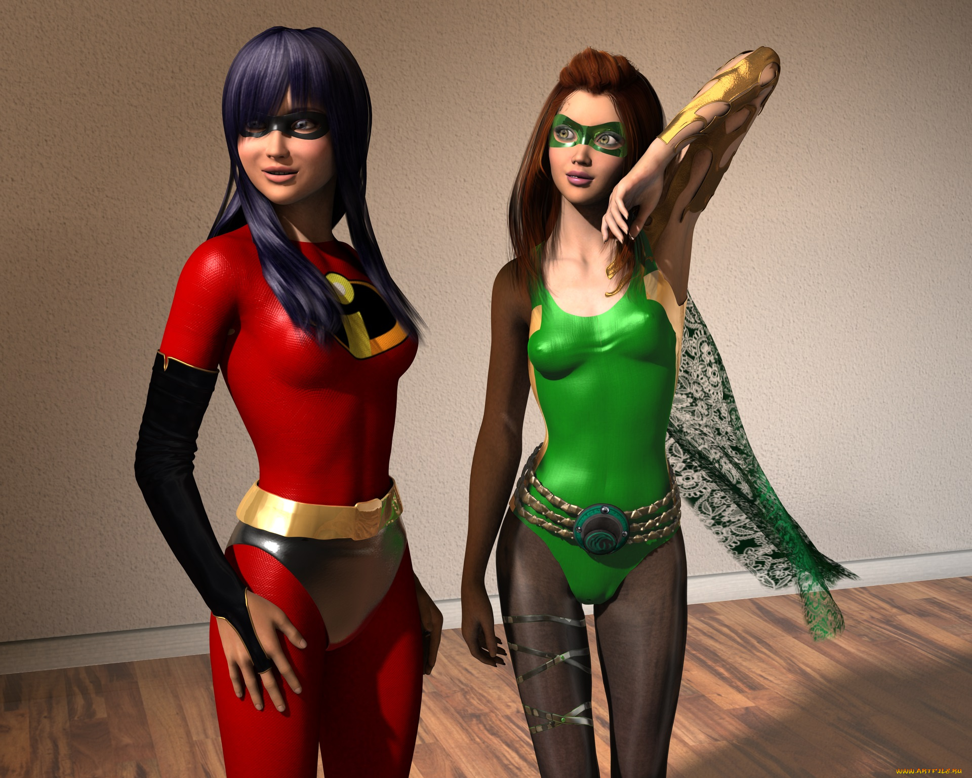 3д, графика, люди, , people, фон, взгляд, девушки