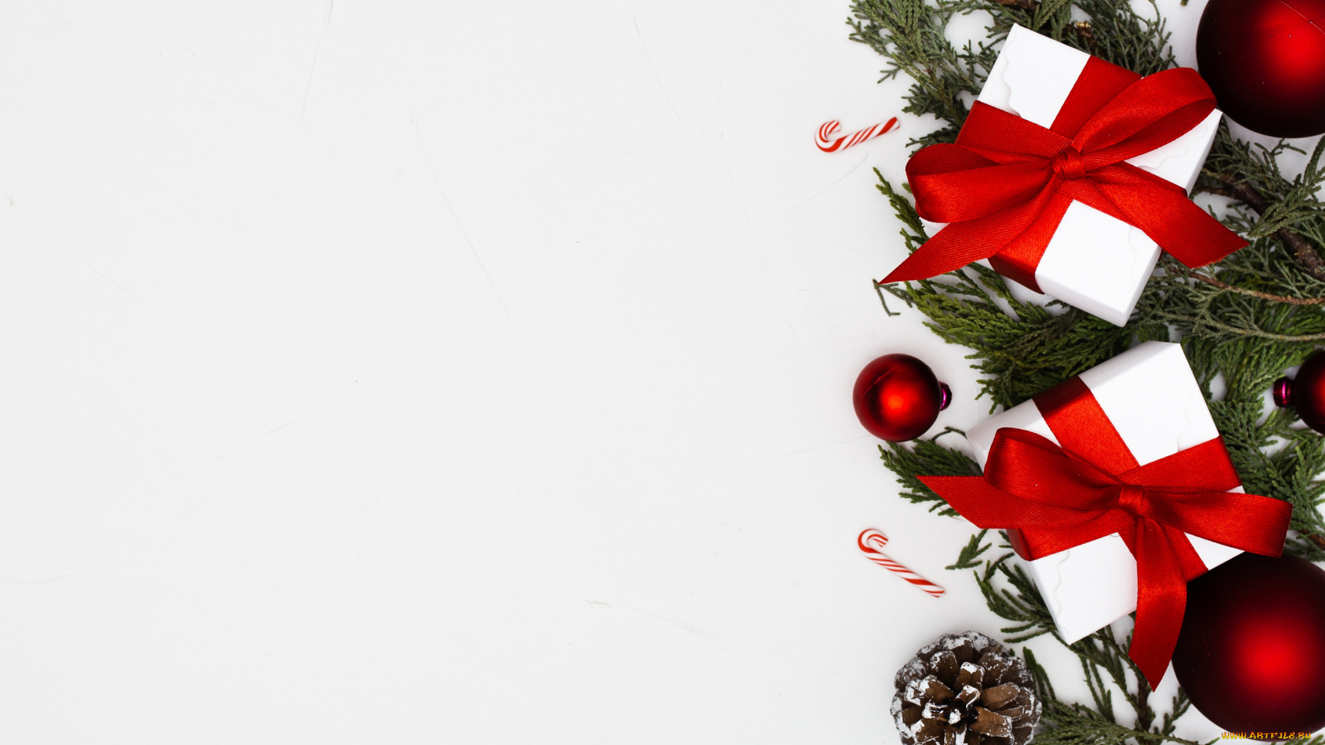 праздничные, подарки, и, коробочки, банты, подарки, шарики, шишки, ленты