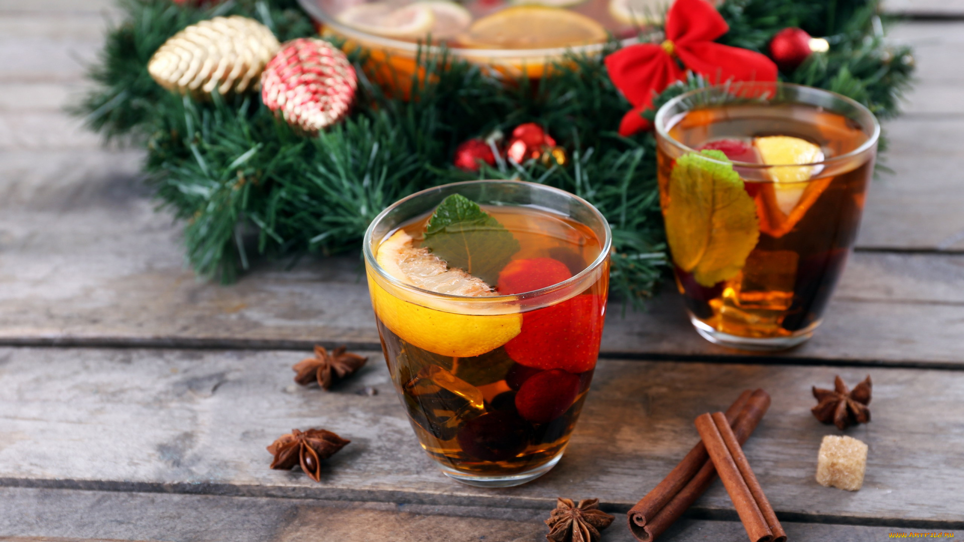 праздничные, угощения, корица, глинтвейн