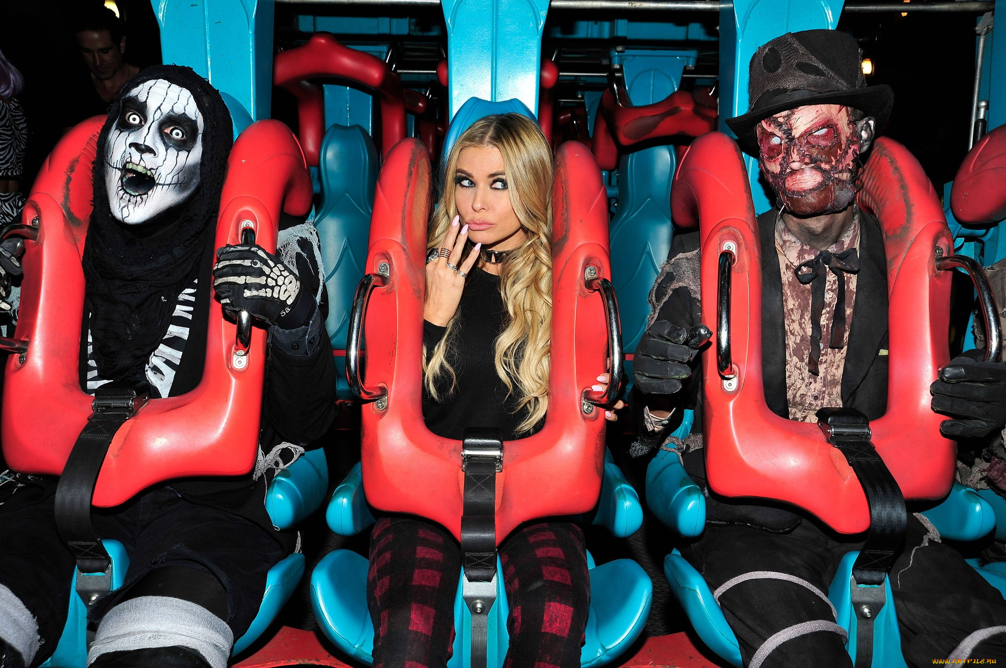 разное, знаменитости, монстры, аттракцион, блондинка, carmen, electra
