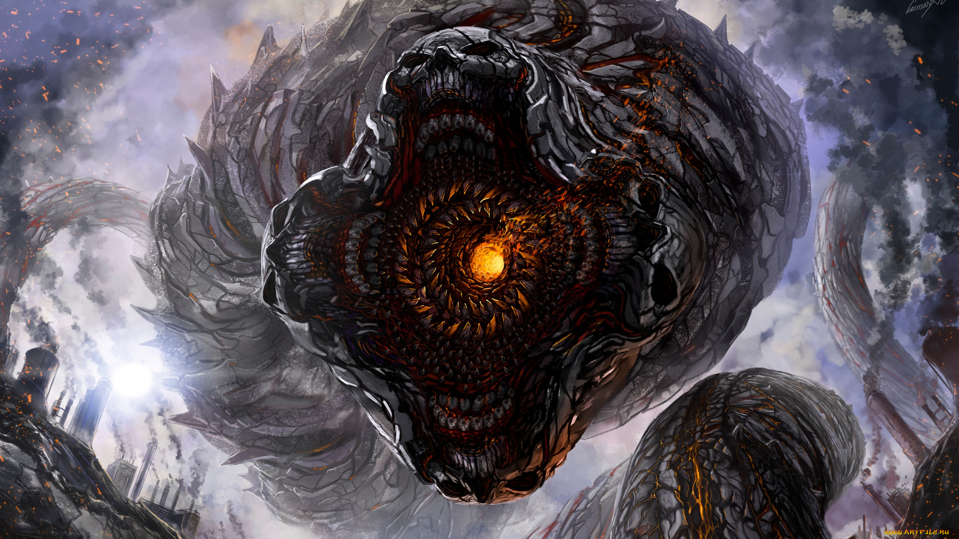 фэнтези, существа, пасть