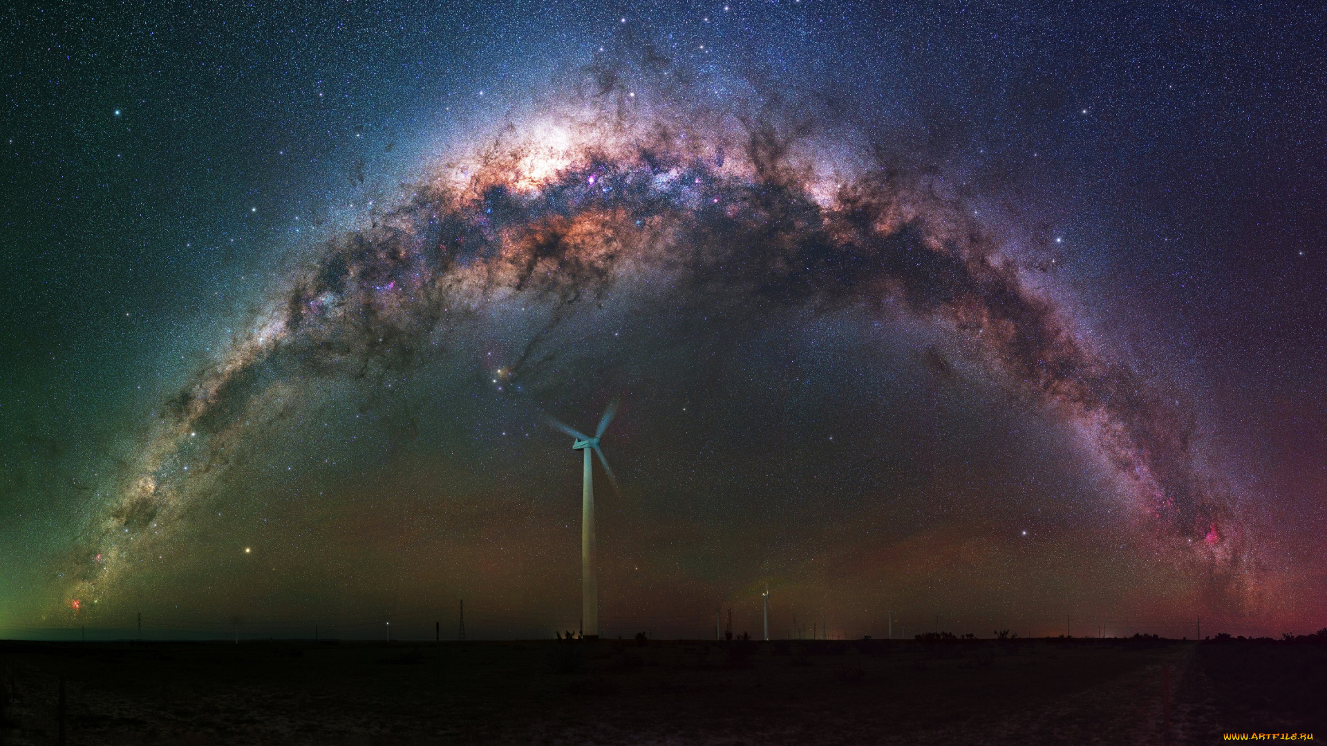 разное, ветрогенераторы, пейзаж