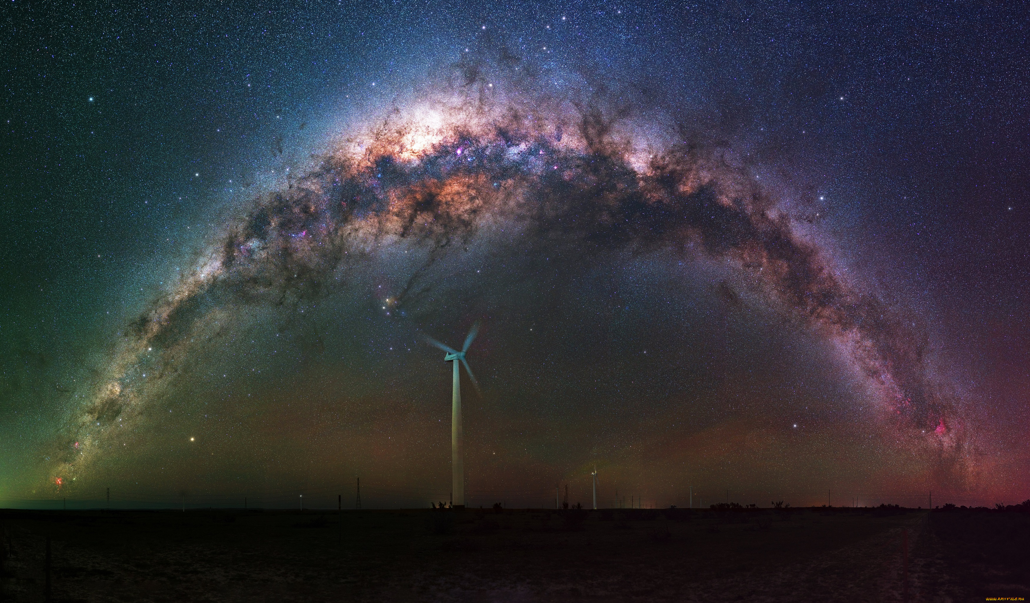 разное, ветрогенераторы, пейзаж