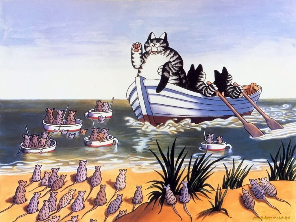 kliban, cats, рисованные, bernard