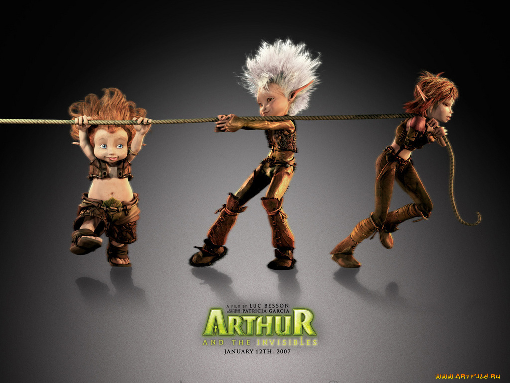 мультфильмы, arthur, and, the, minimoys