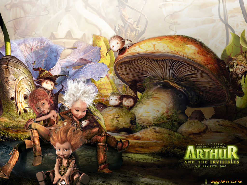 мультфильмы, arthur, and, the, minimoys