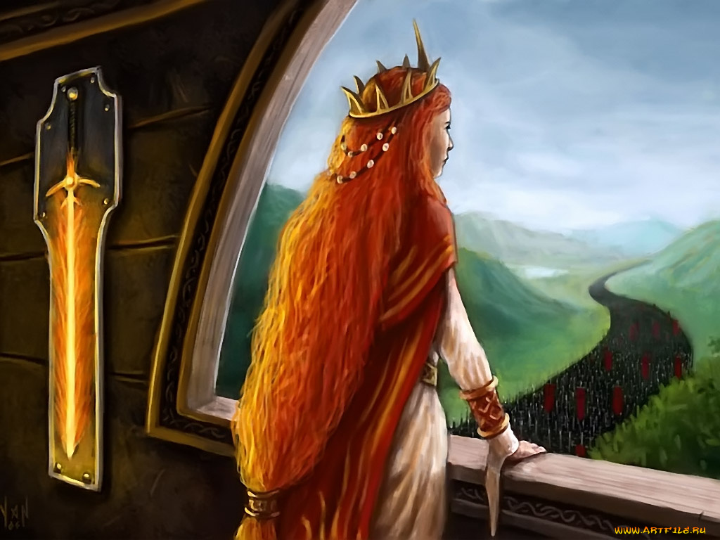 работы, конкурса, ice, and, fire, фэнтези, девушки