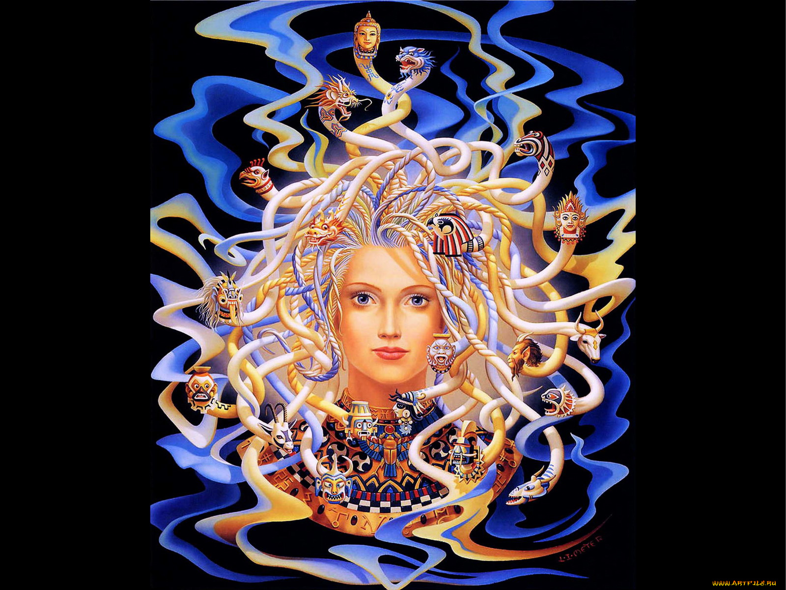 медуза, фэнтези, ilene, meyer