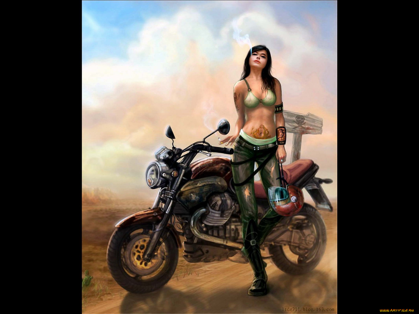 rider, рисованные, люди