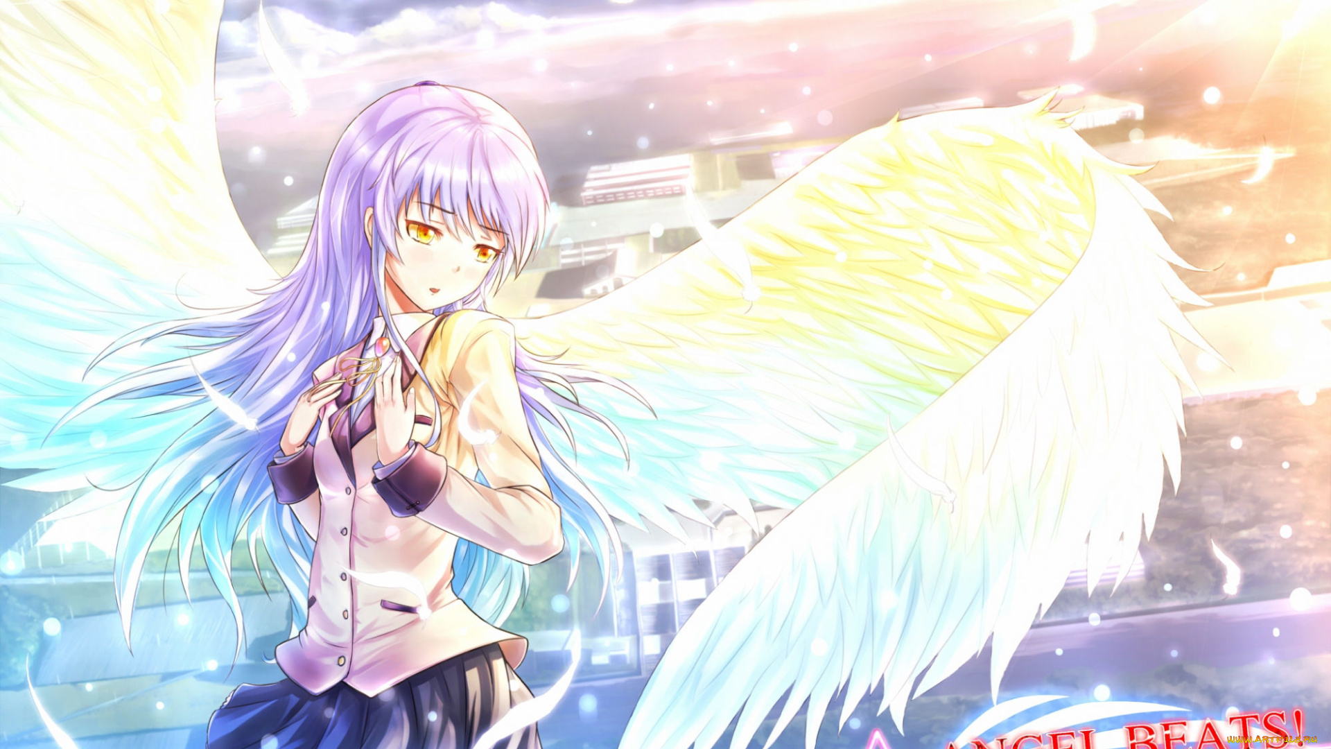 angel, beats, аниме