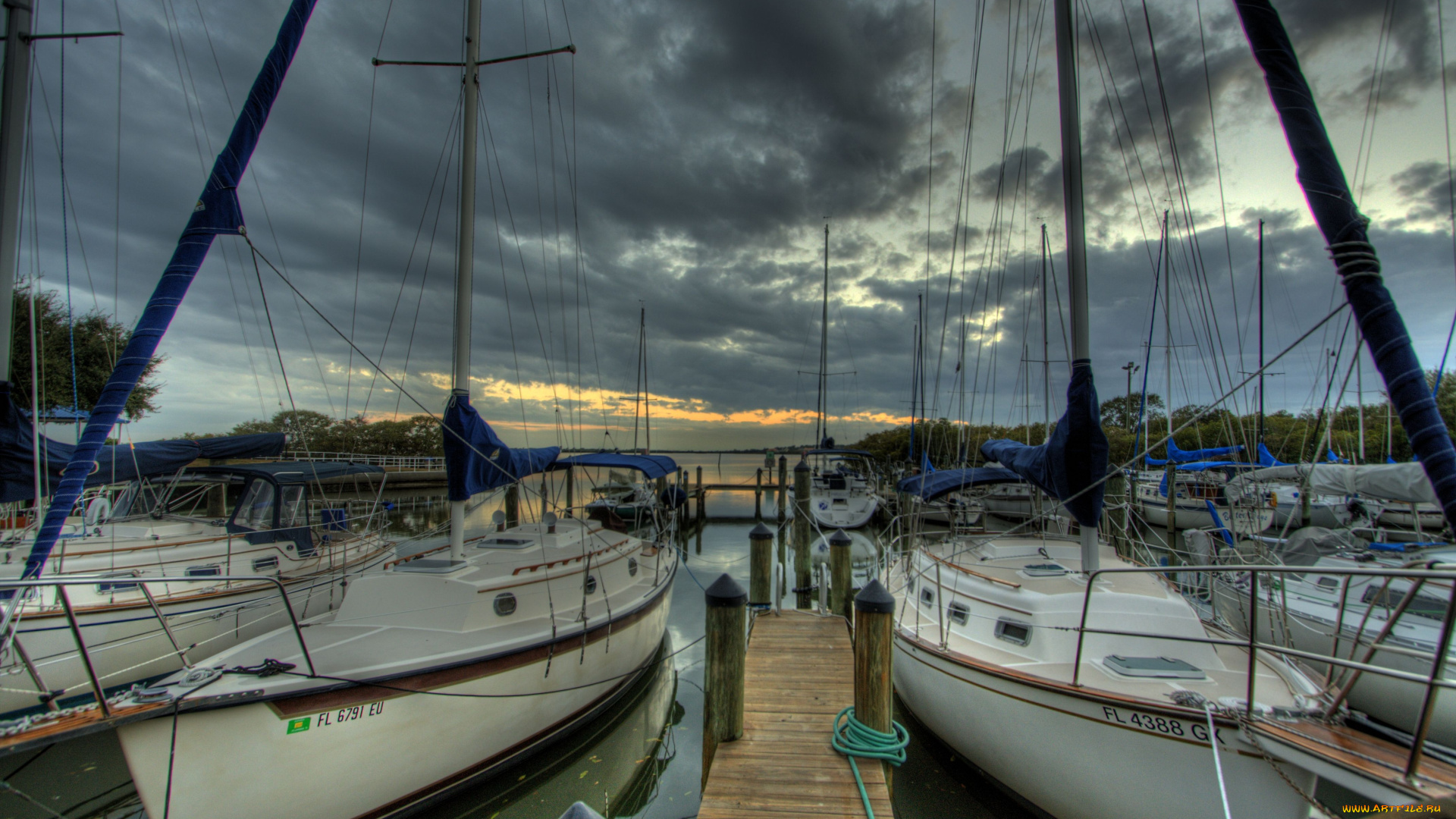 корабли, порты, причалы