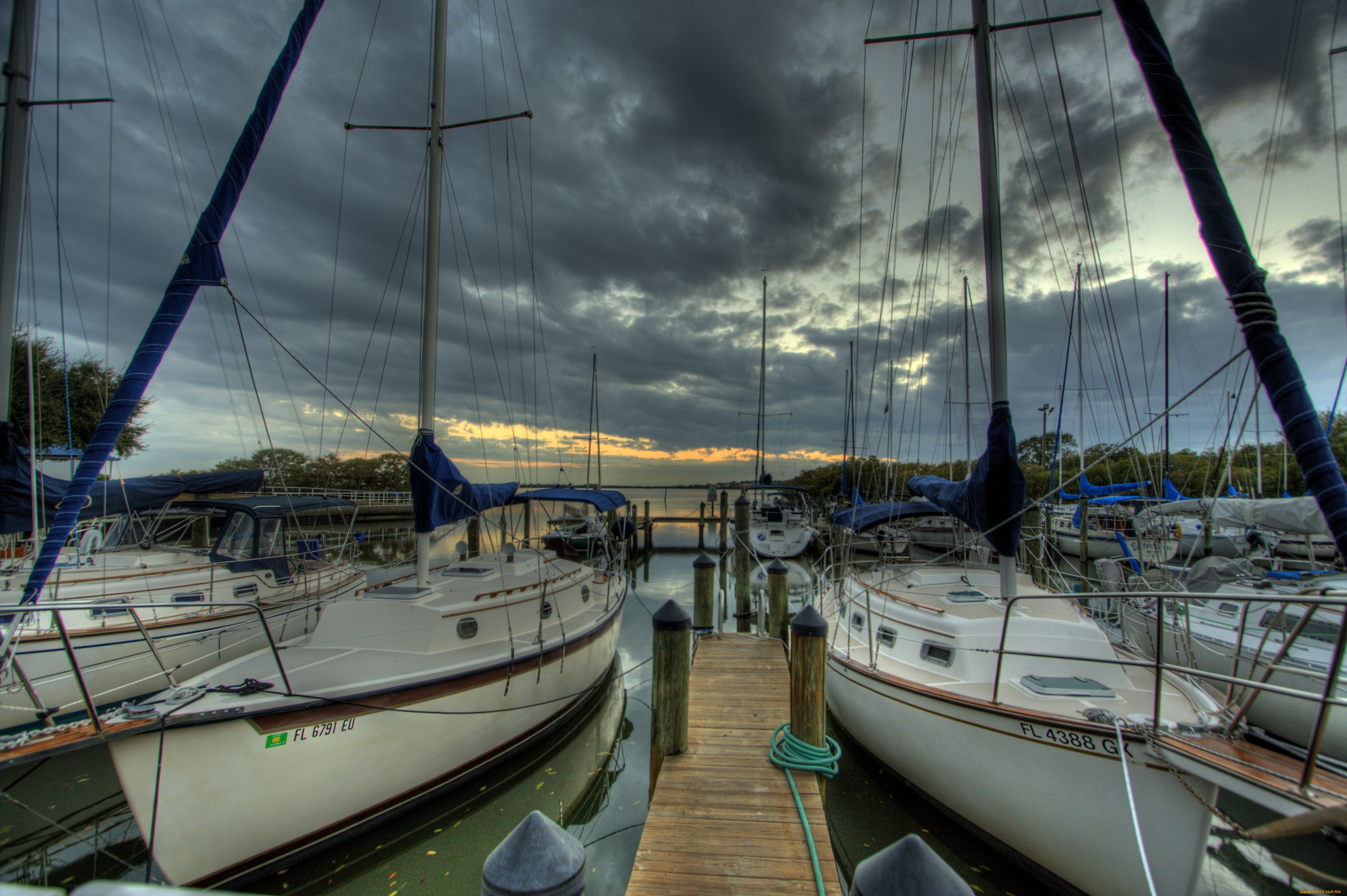 корабли, порты, причалы