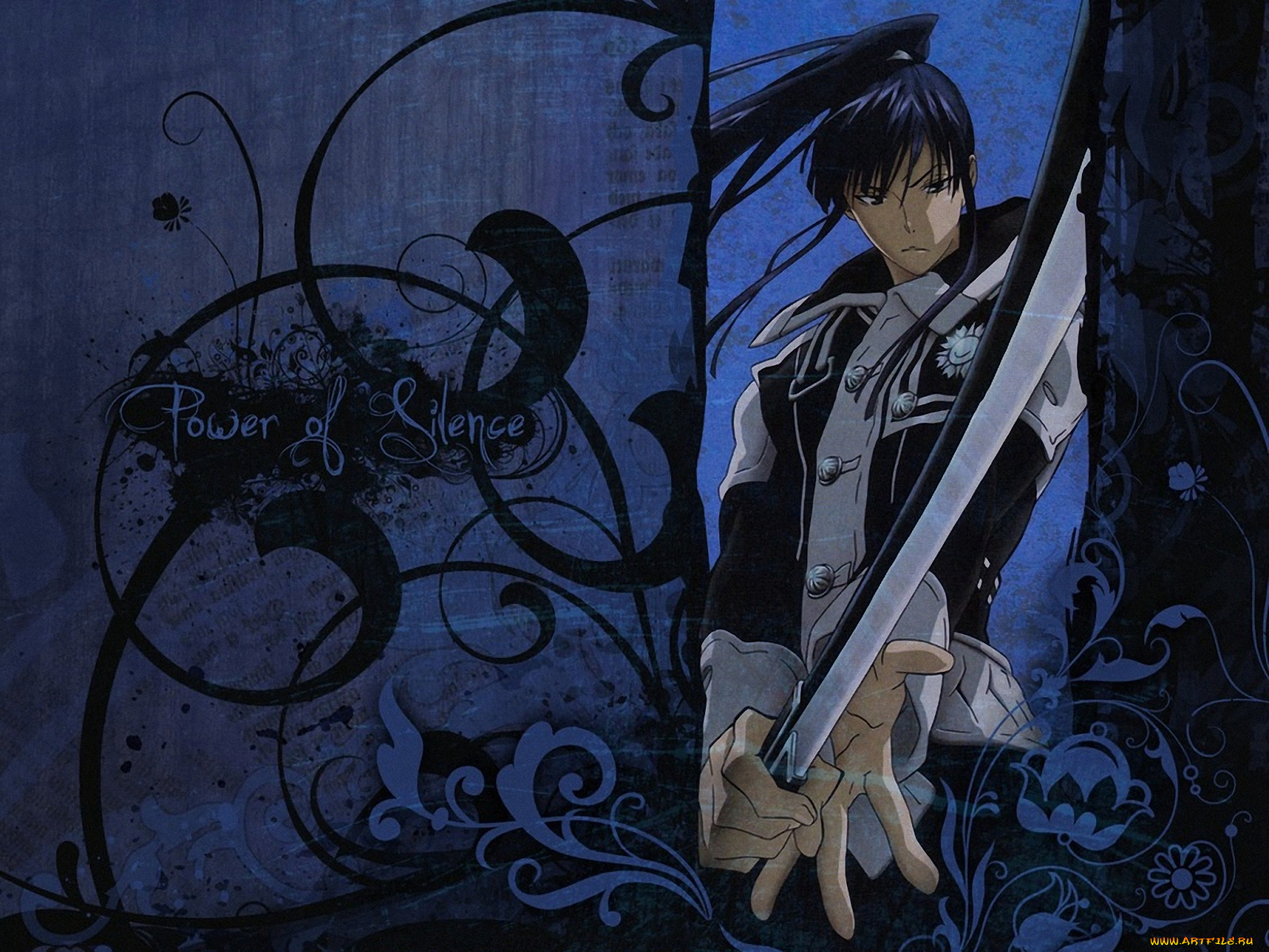 аниме, gray, man, канда