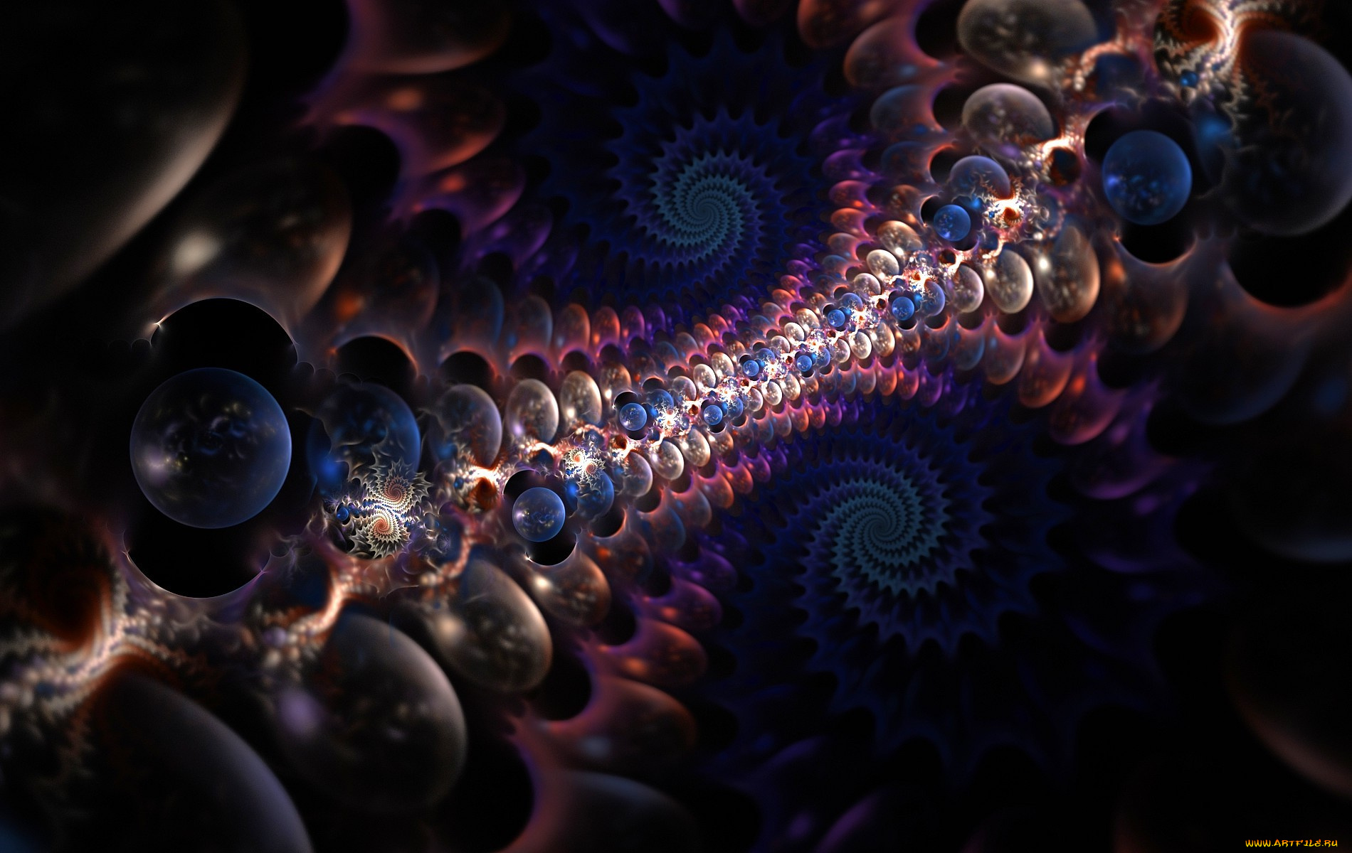3д, графика, fractal, фракталы, фрактал, узор