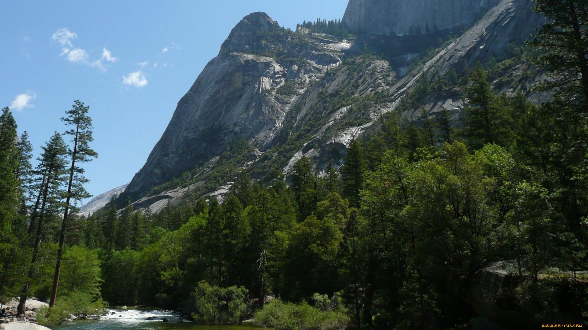 природа, горы, tenaya, yosemite