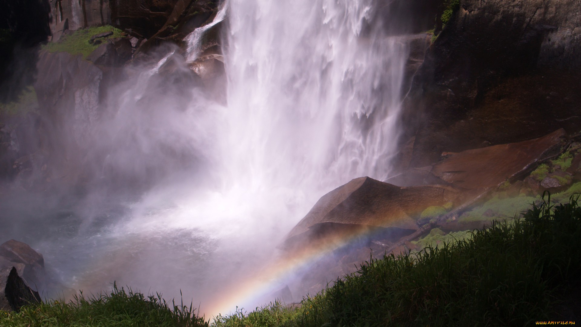 природа, водопады, yosemite