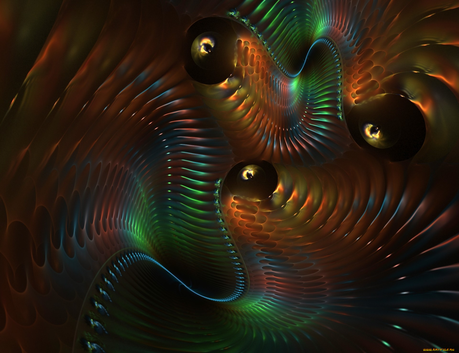 3д, графика, fractal, фракталы, фрактал, фон, узор