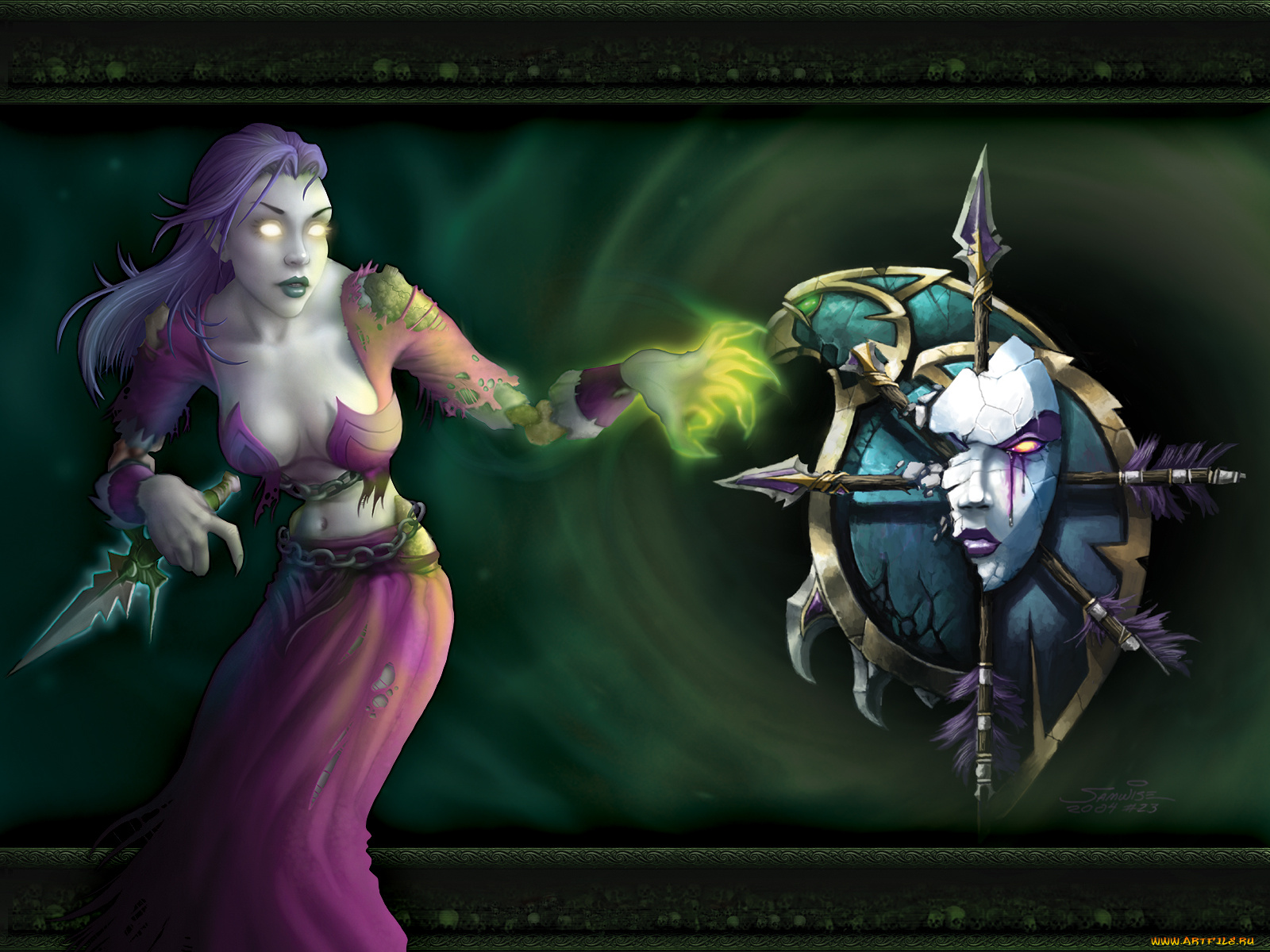 world, of, warcraft, видео, игры, the, burning, crusade, кинжал, колдунья