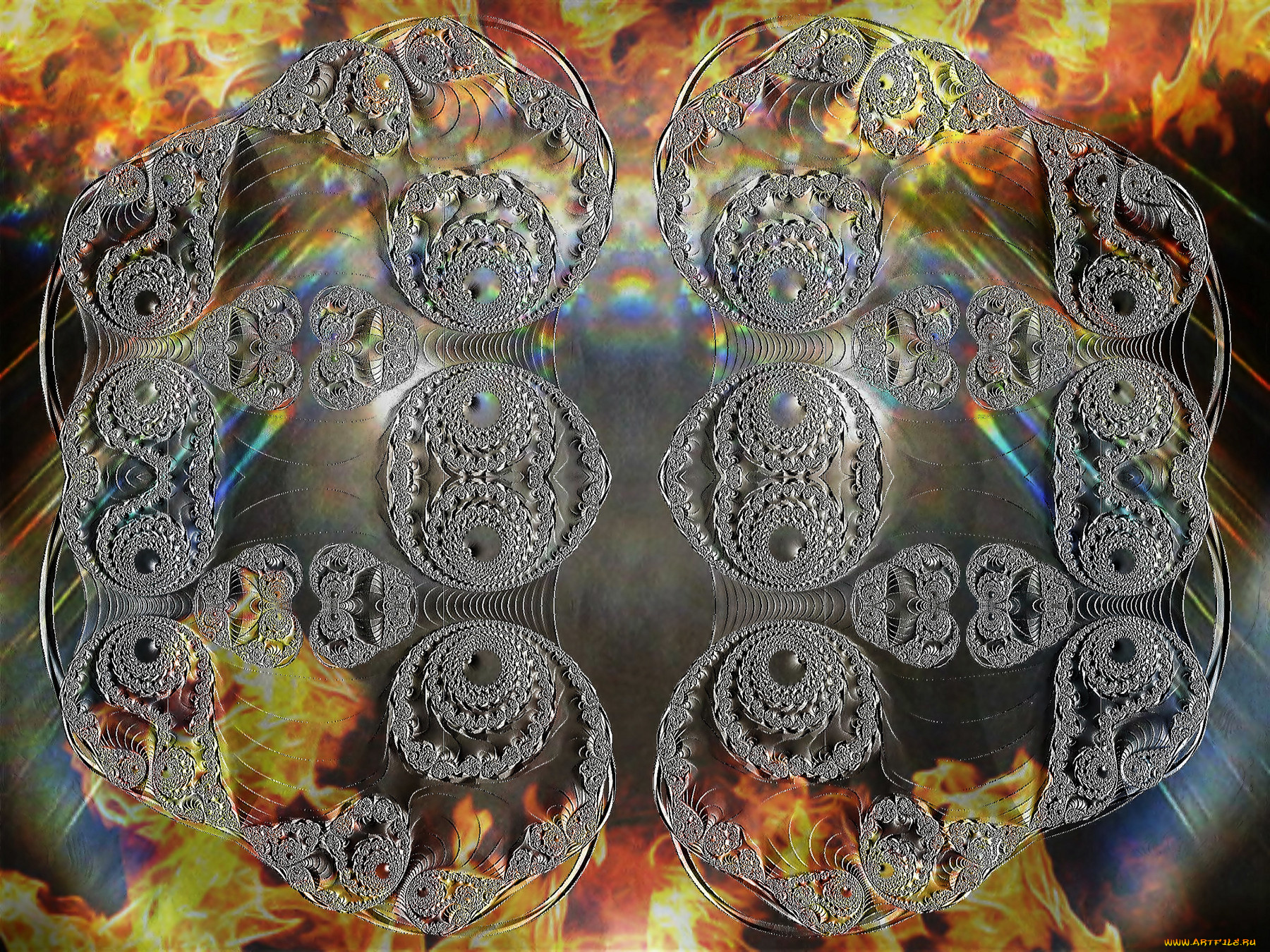 3д, графика, fractal, фракталы, линии, цвета, фон, узор