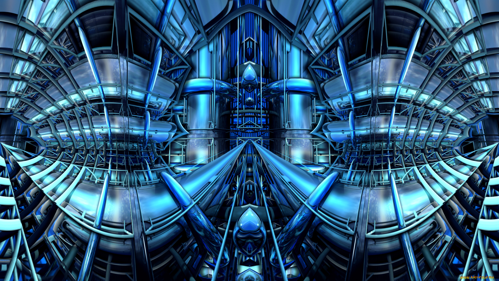 3д, графика, fractal, фракталы, изгибы, цвета, узор, фон