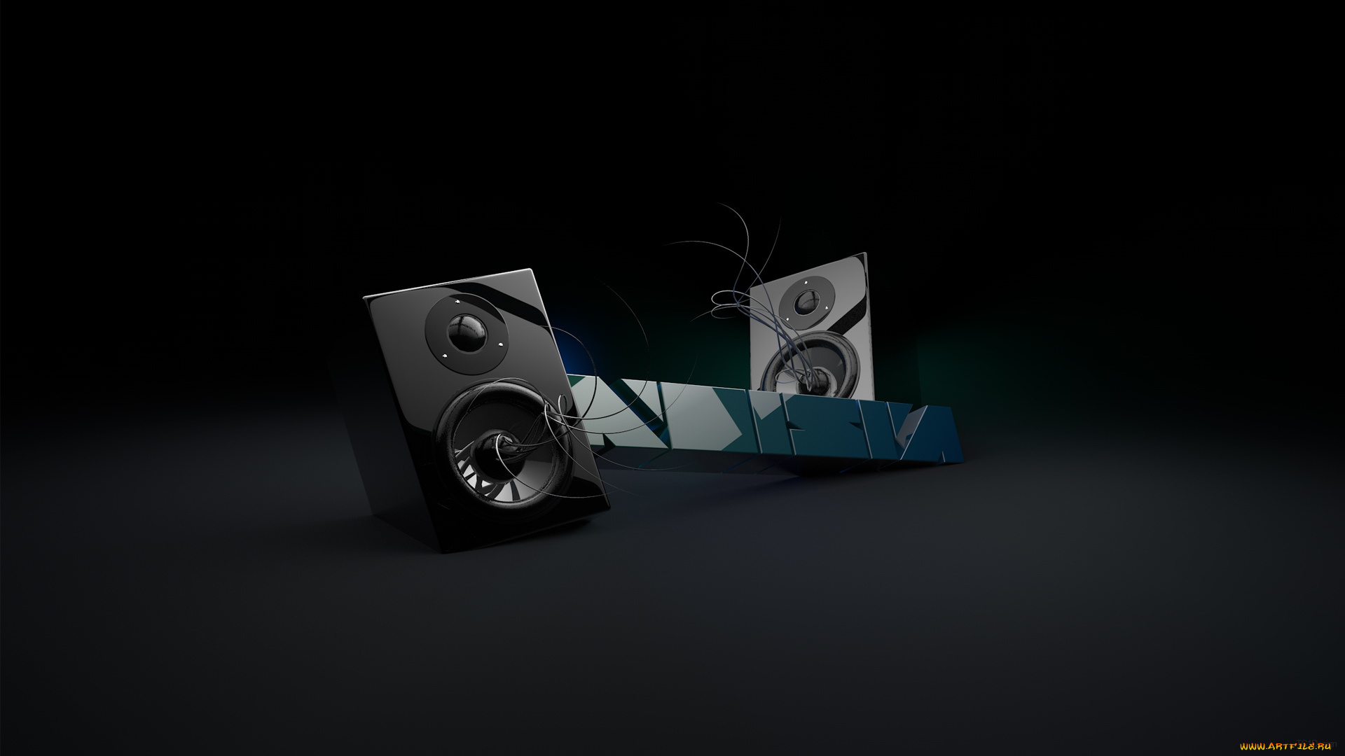 3д, графика, modeling, моделирование, музыка, колонки