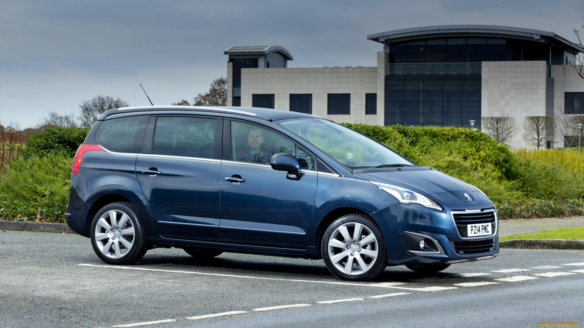 2014, peugeot, 5008, автомобили, peugeot, дорога, синий