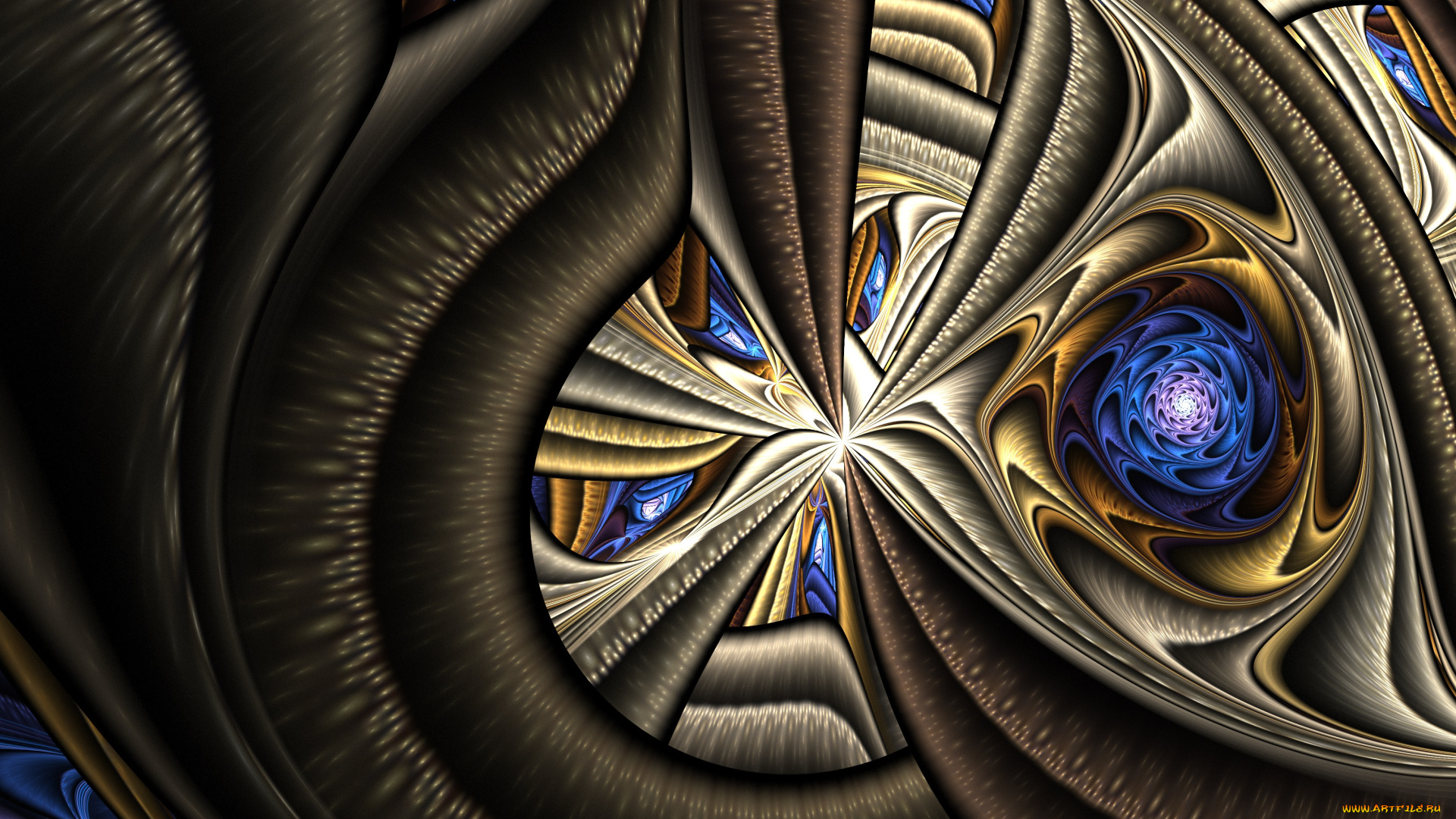 3д, графика, fractal, , фракталы, узор, цвета, фон