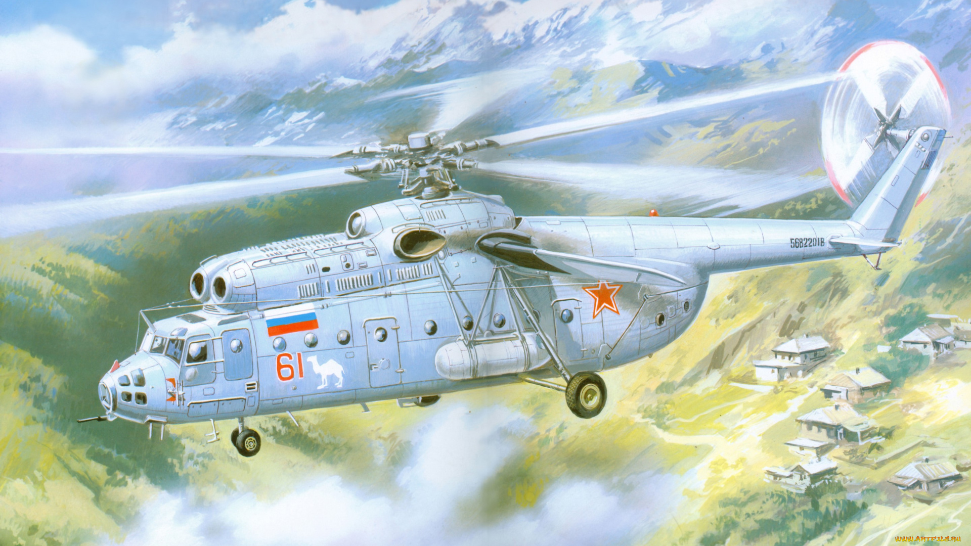 авиация, 3д, рисованые, v-graphic, картина