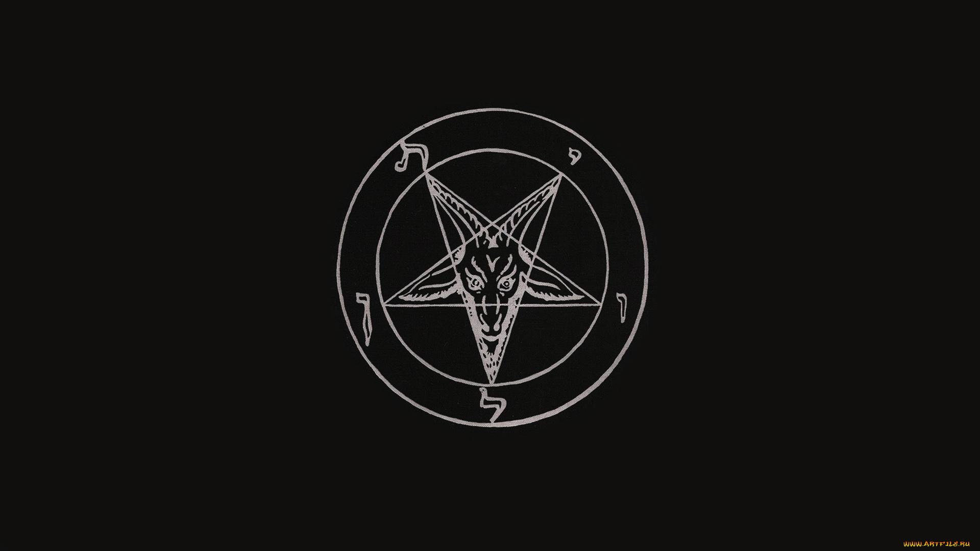 рисованные, минимализм, пентаграмма, hells, kitchen, baphomet, satan, бафомет, baphometh