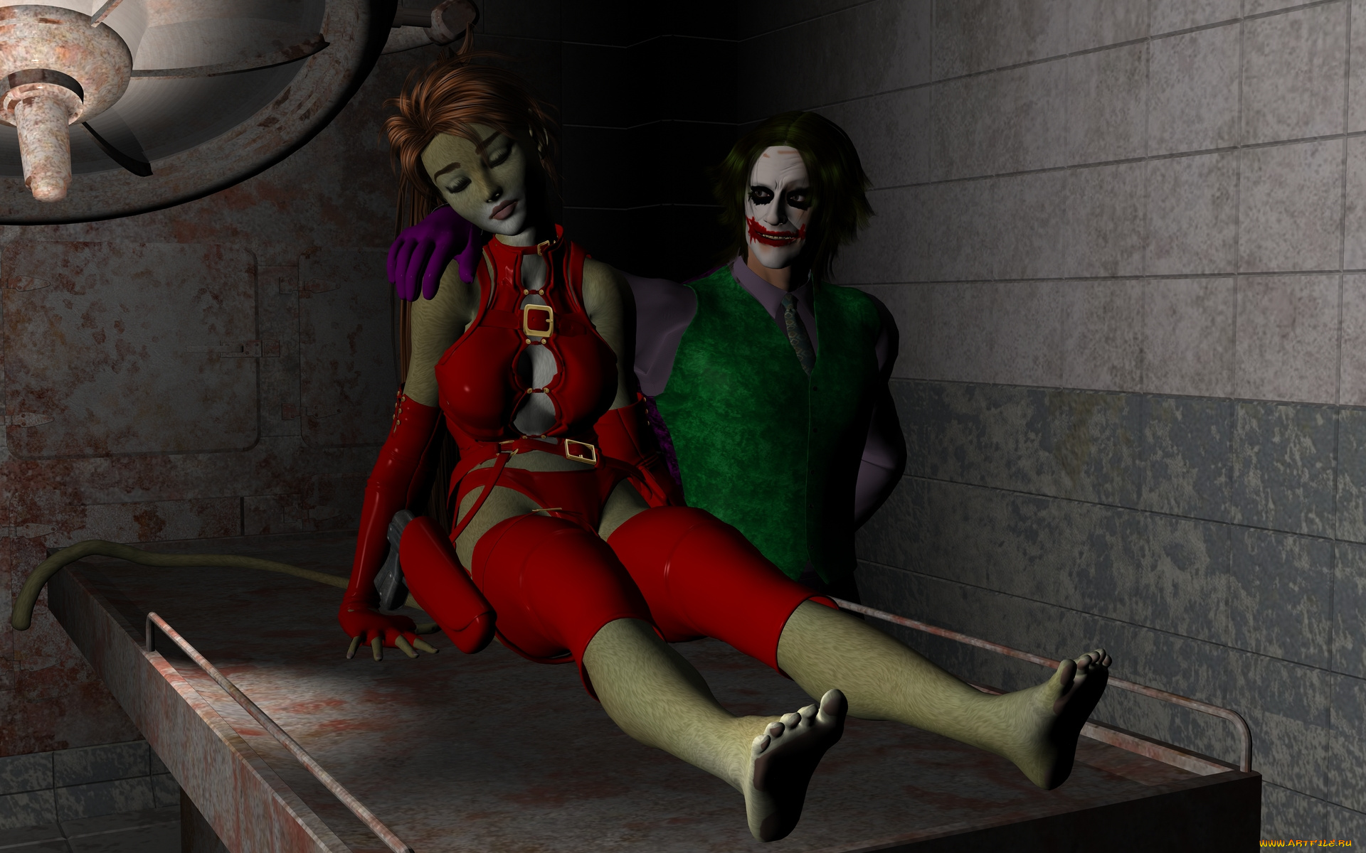 3д, графика, fantasy, , фантазия, вампир, девушка, кошка