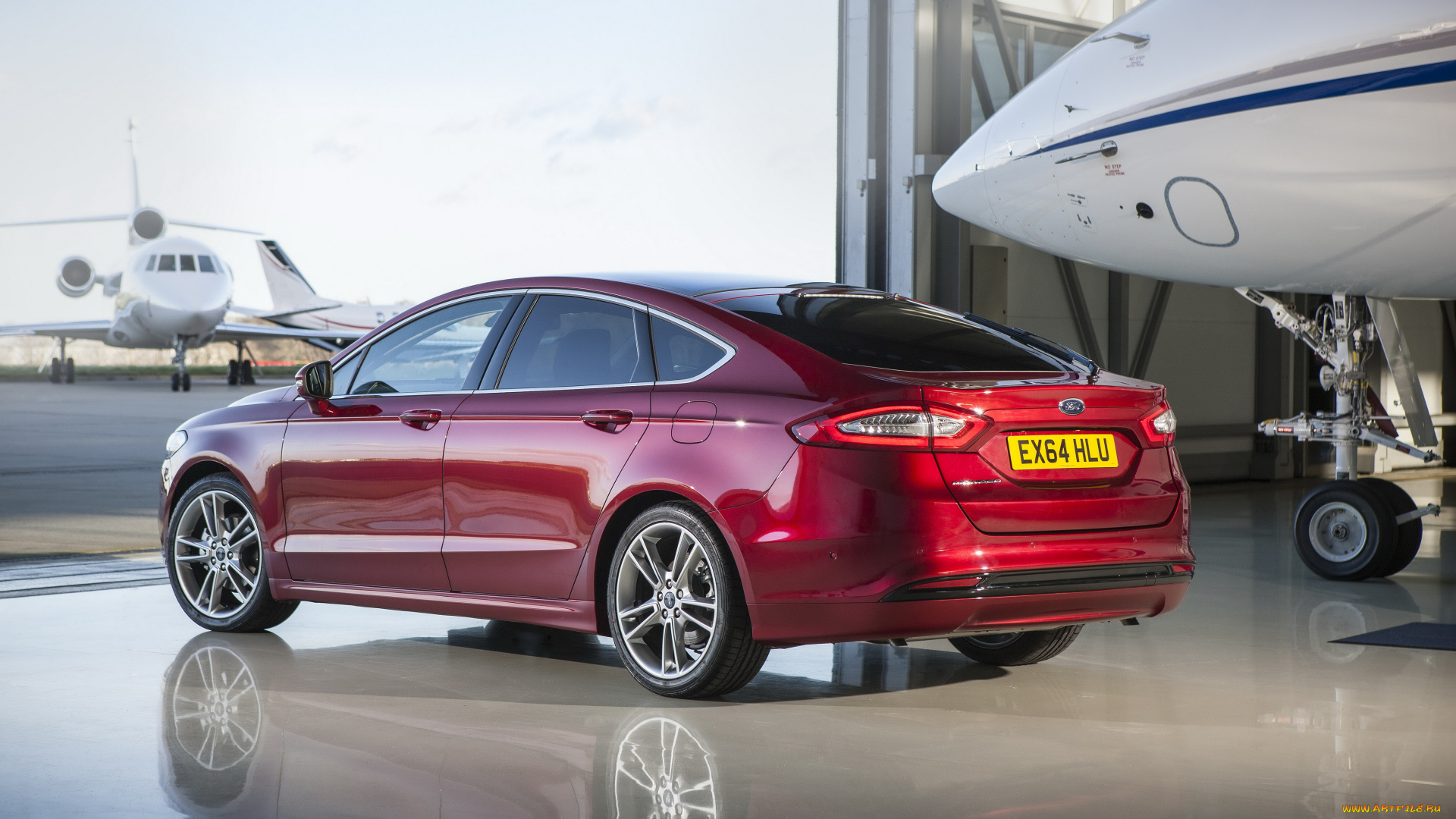 автомобили, ford, красный, 2014г, uk-spec, hatchback, mondeo