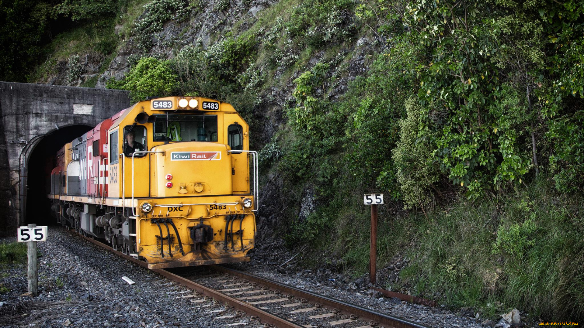 техника, локомотивы, локомотив, дорога, железная