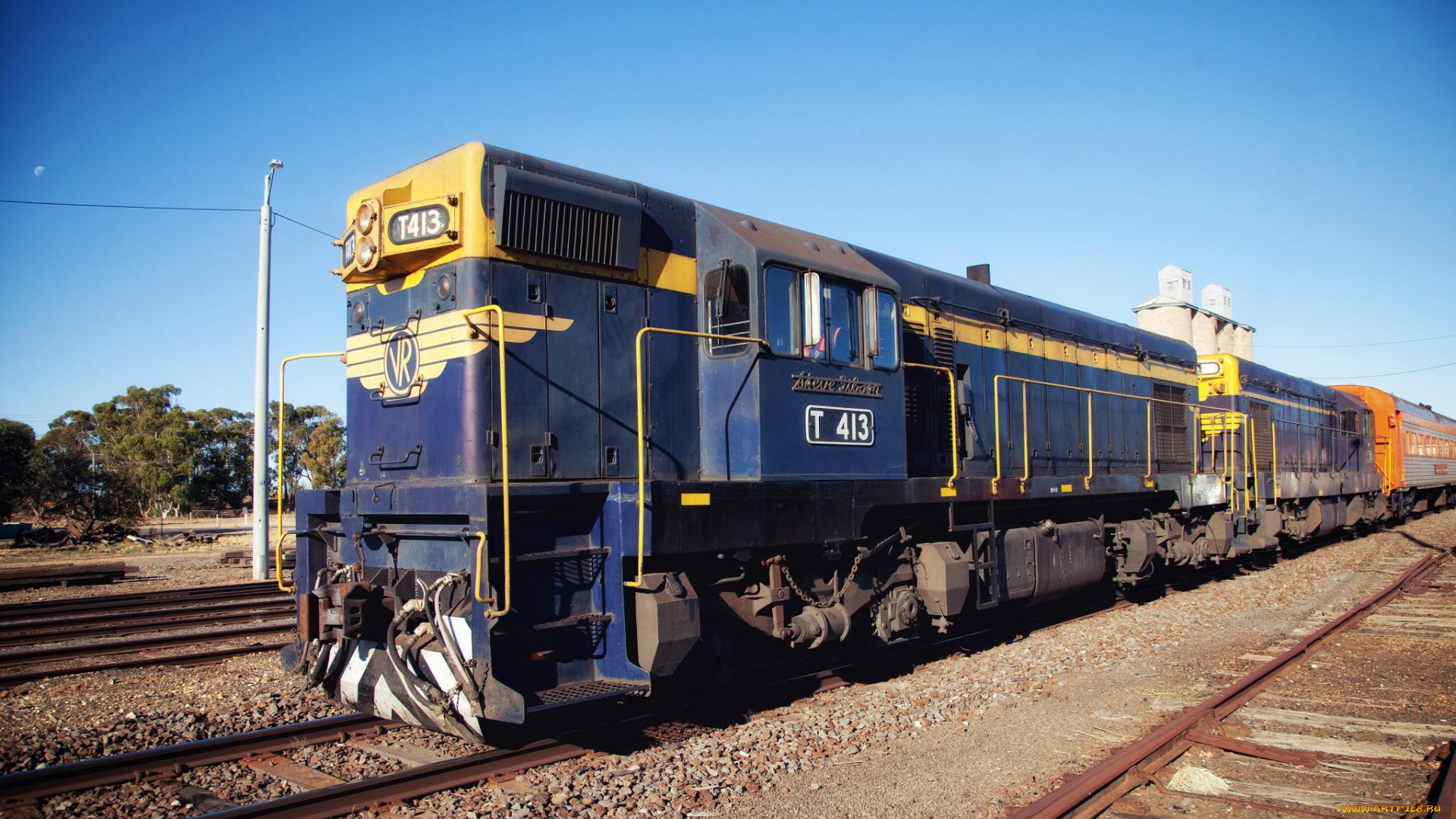 техника, поезда, состав, локомотив, дорога, железная