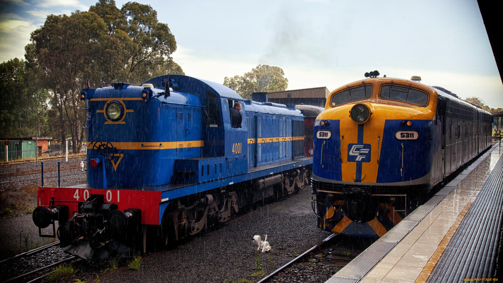 техника, поезда, состав, локомотив, дорога, железная