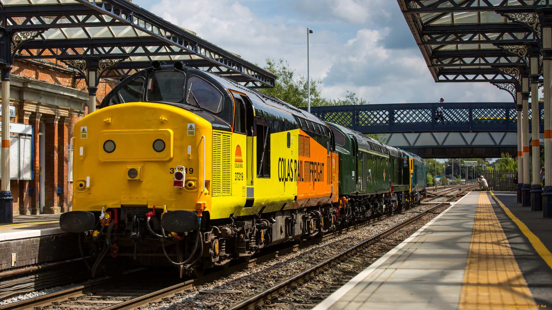 техника, поезда, состав, локомотив, дорога, железная