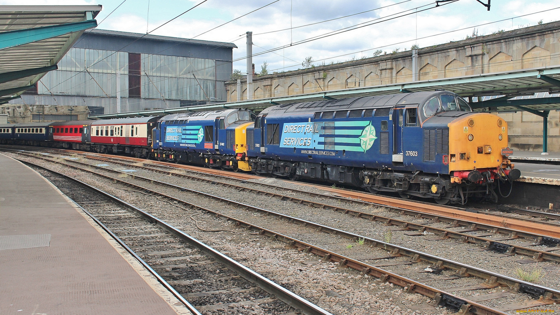 техника, поезда, состав, локомотив, дорога, железная