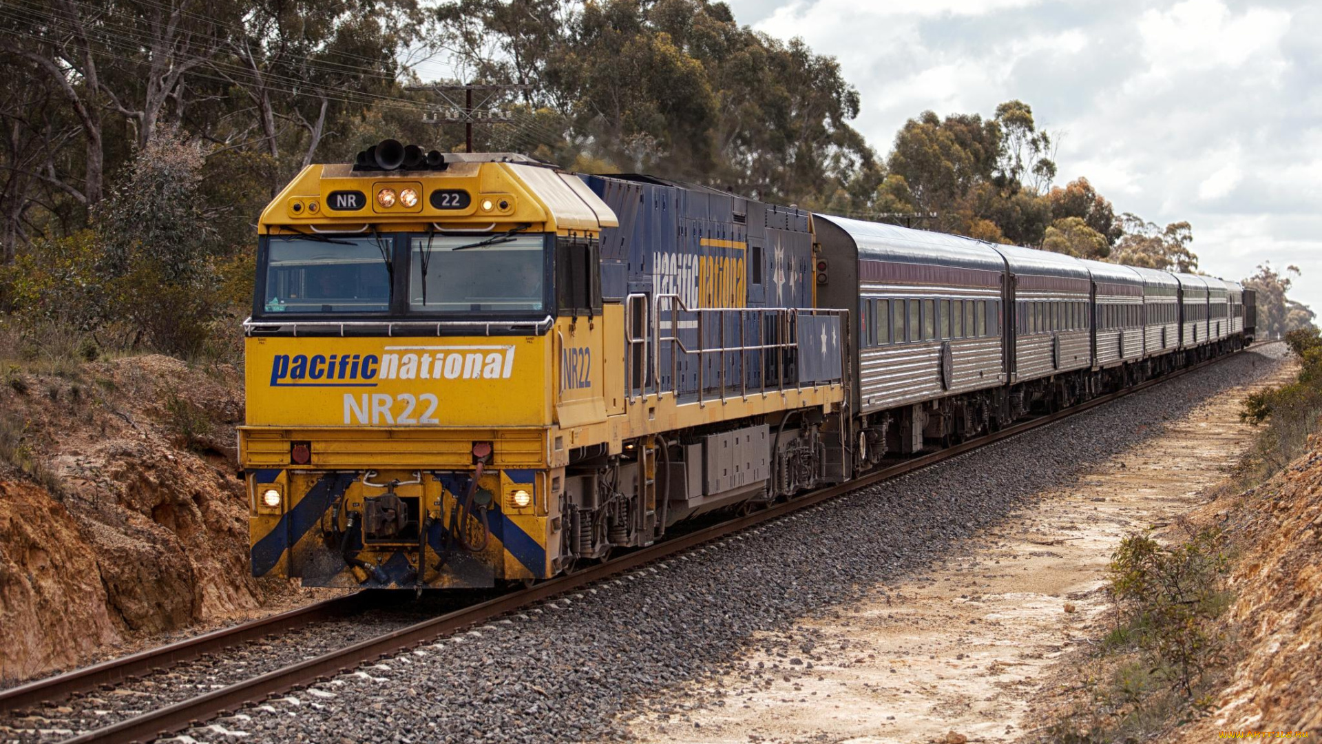 техника, поезда, железная, дорога, локомотив, состав