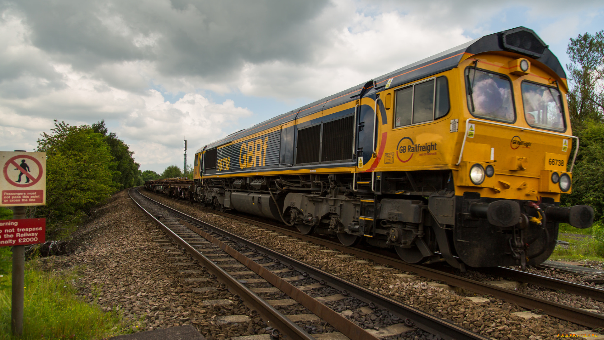 техника, поезда, железная, дорога, локомотив, состав