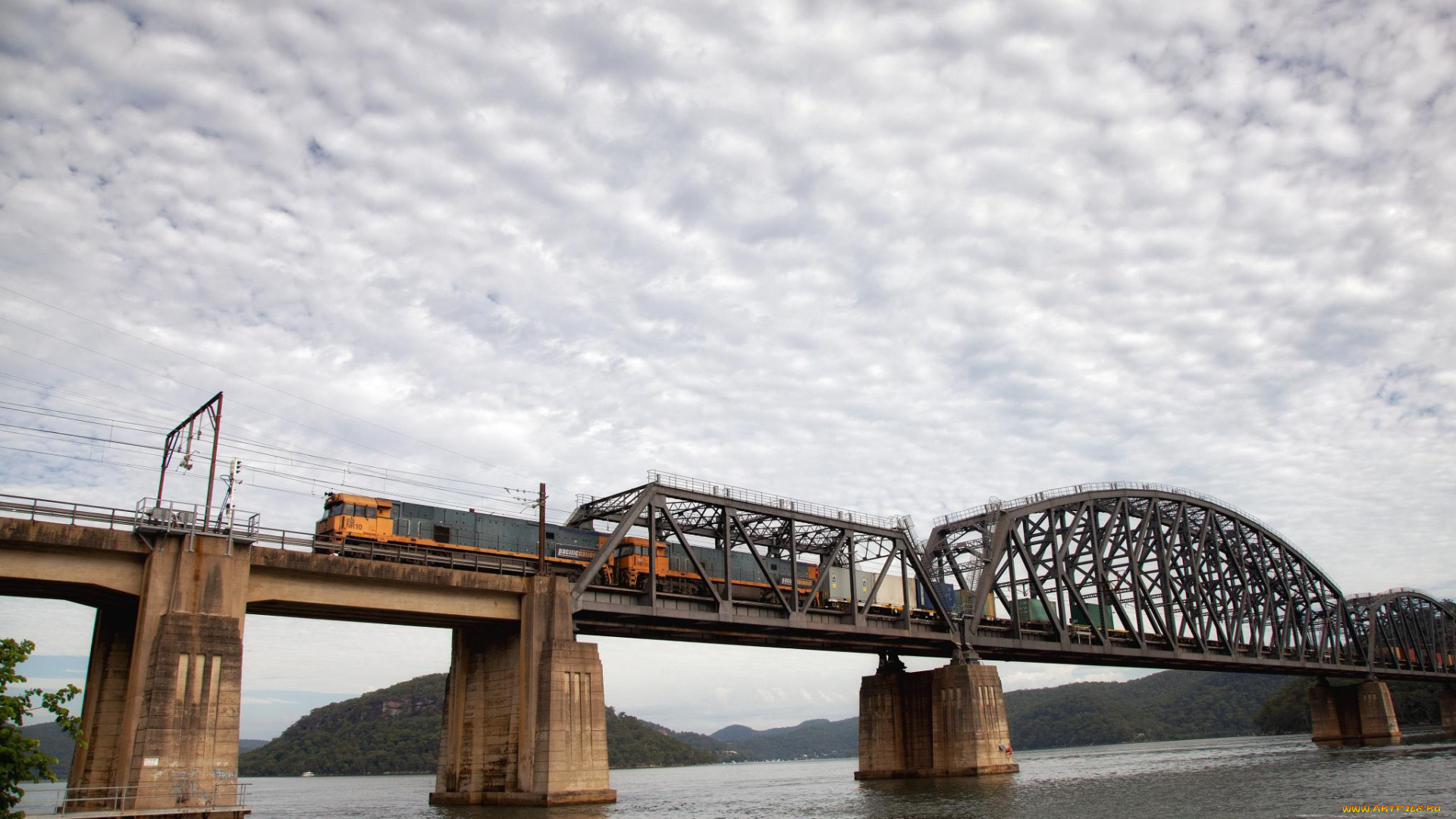 техника, поезда, железная, локомотив, дорога, состав